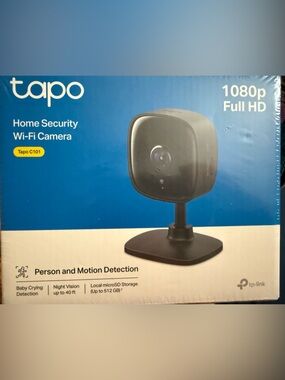 Tapo C310 Home Security Wi‑Fi Camera — Black 1080p Full HD. Brand new